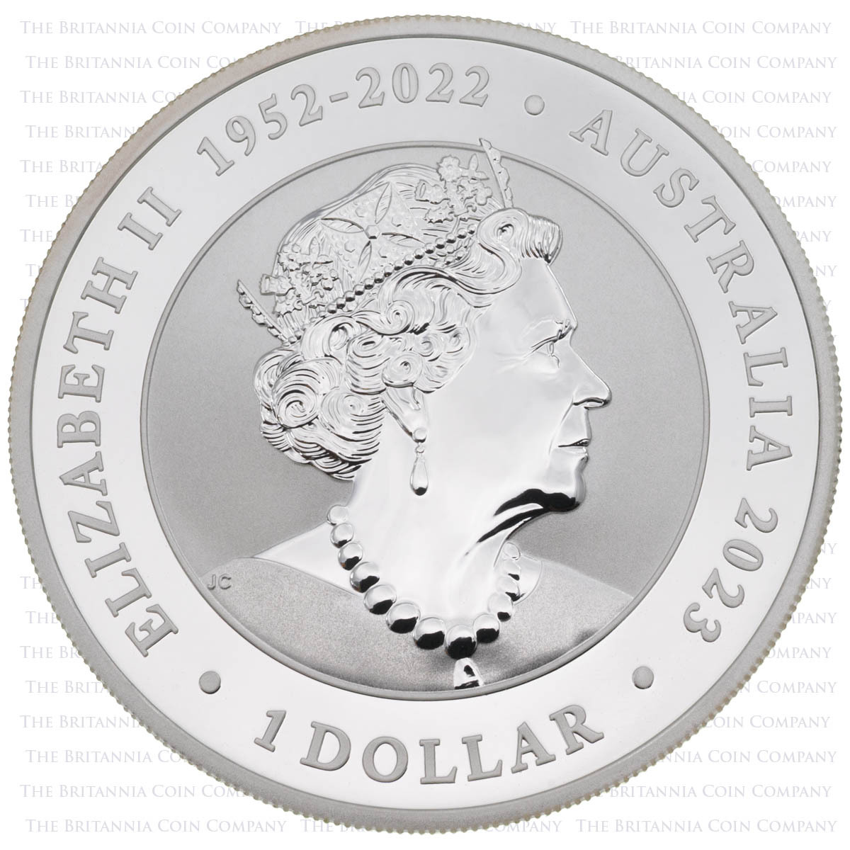 Memorial obverse of the PM23S1S 2023 Australian Silver Swan One Ounce Perth Mint Bullion Coin