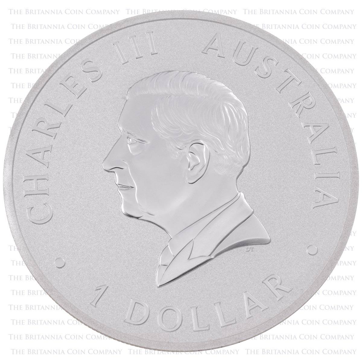 Obverse of PM24KBS1 2024 Australian Kookaburra One Ounce Silver Perth Mint Bullion Coin