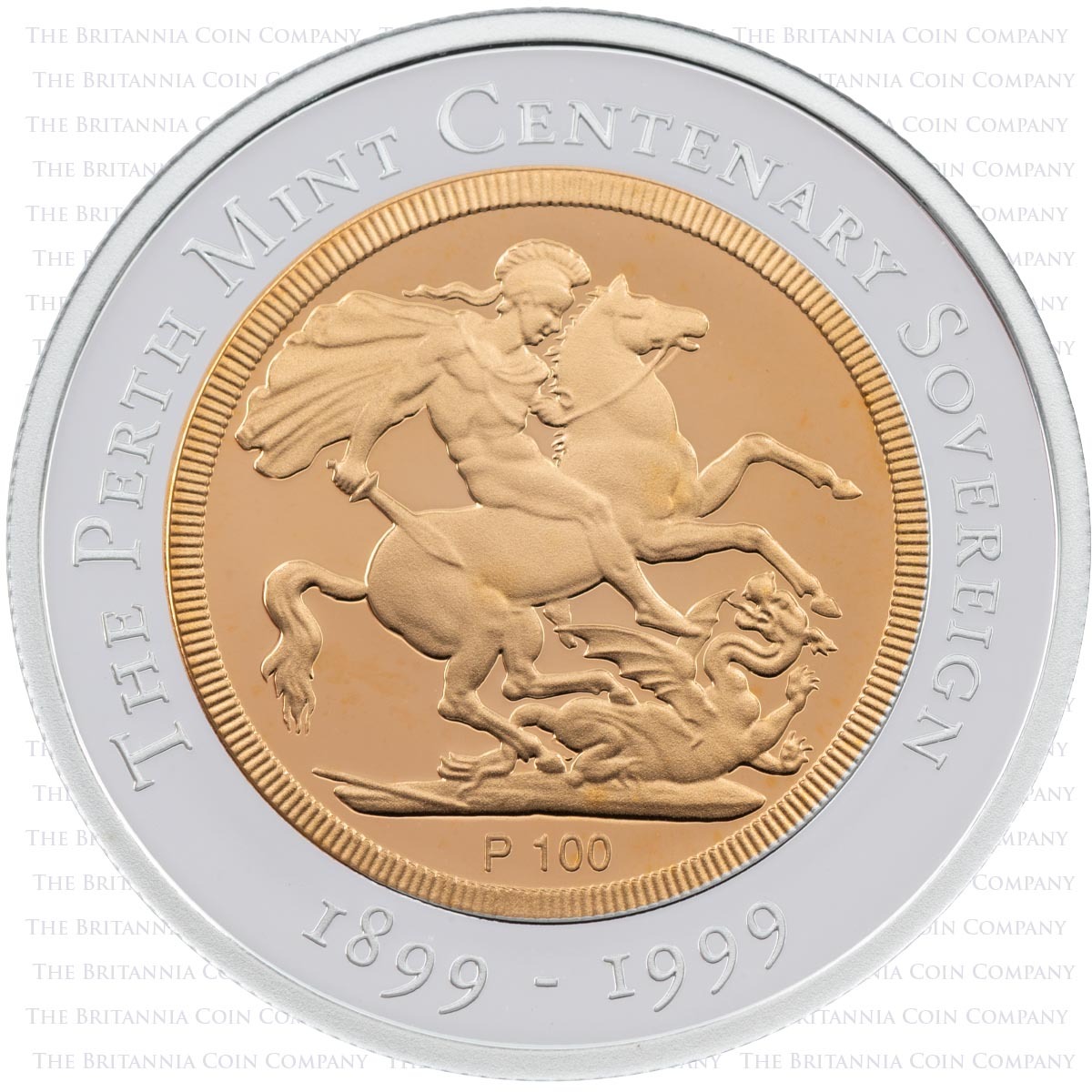 1999 Australian Sovereign Gold Proof Perth Mint Coin Reverse