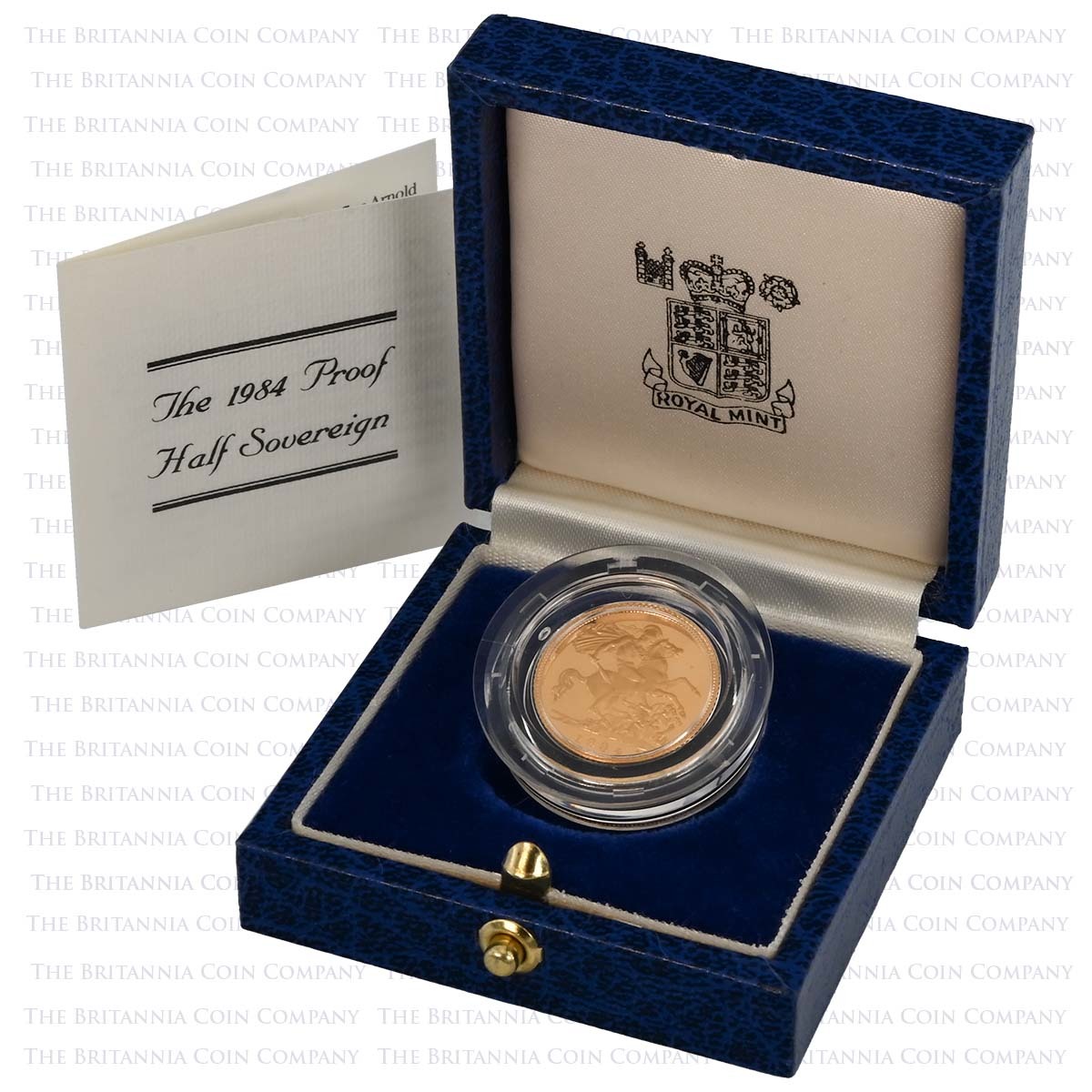 1984 Elizabeth II Gold Proof Half Sovereign Boxed