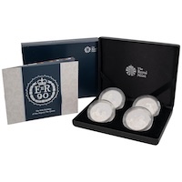 QU90SET 2016 Queen's 90th Birthday Silver Proof Coin Set Thumbnail