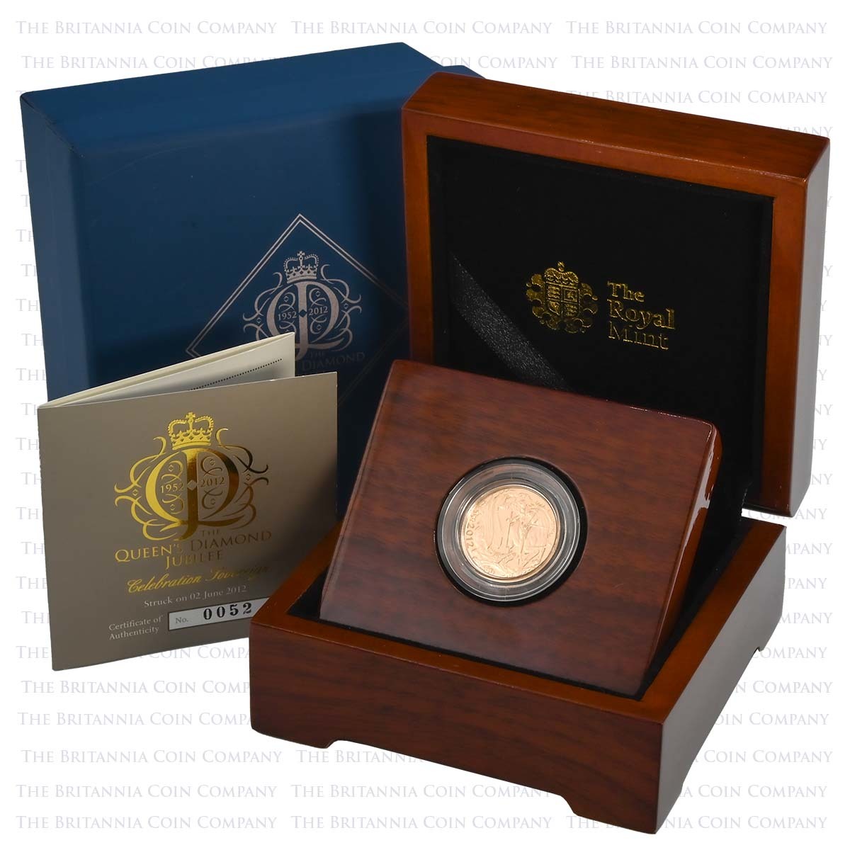 2012 Struck On The Day Sovereign Diamond Jubilee Boxed