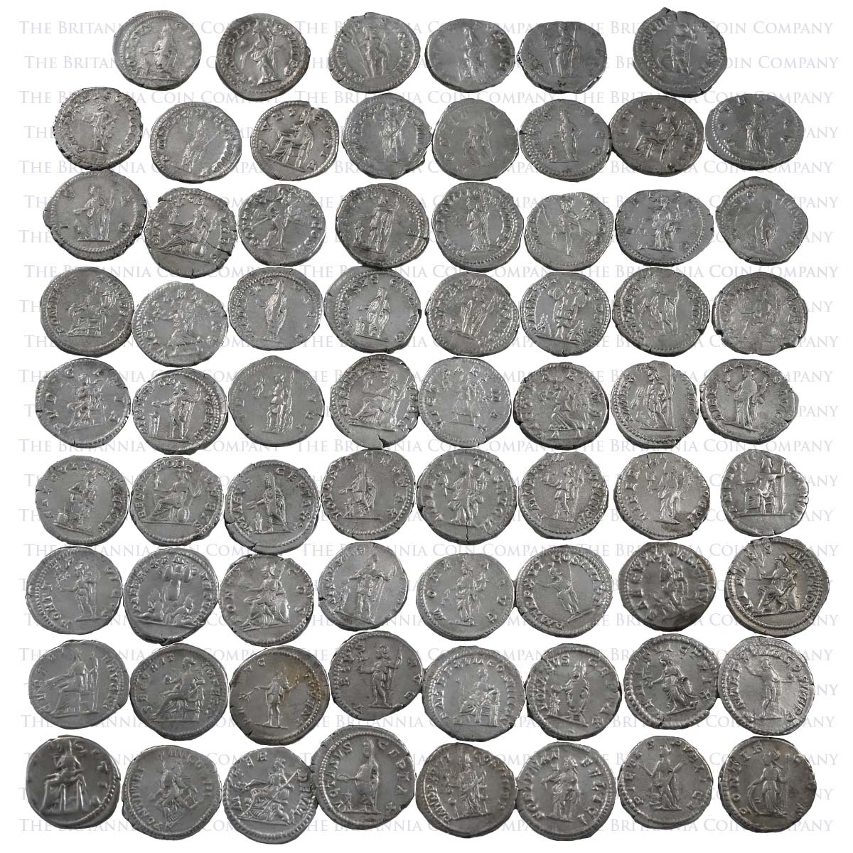 Roman Silver Denari Severan Dynasty Reverses