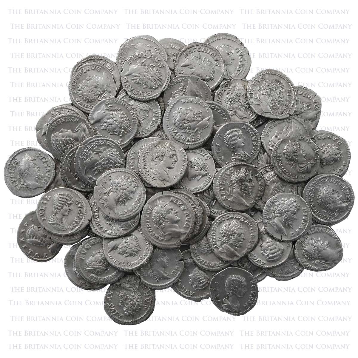 Roman Silver Denari Severan Dynasty Pile