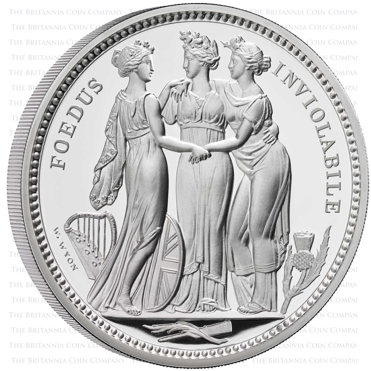 Royal Mint Three Graces 5oz Silver Proof