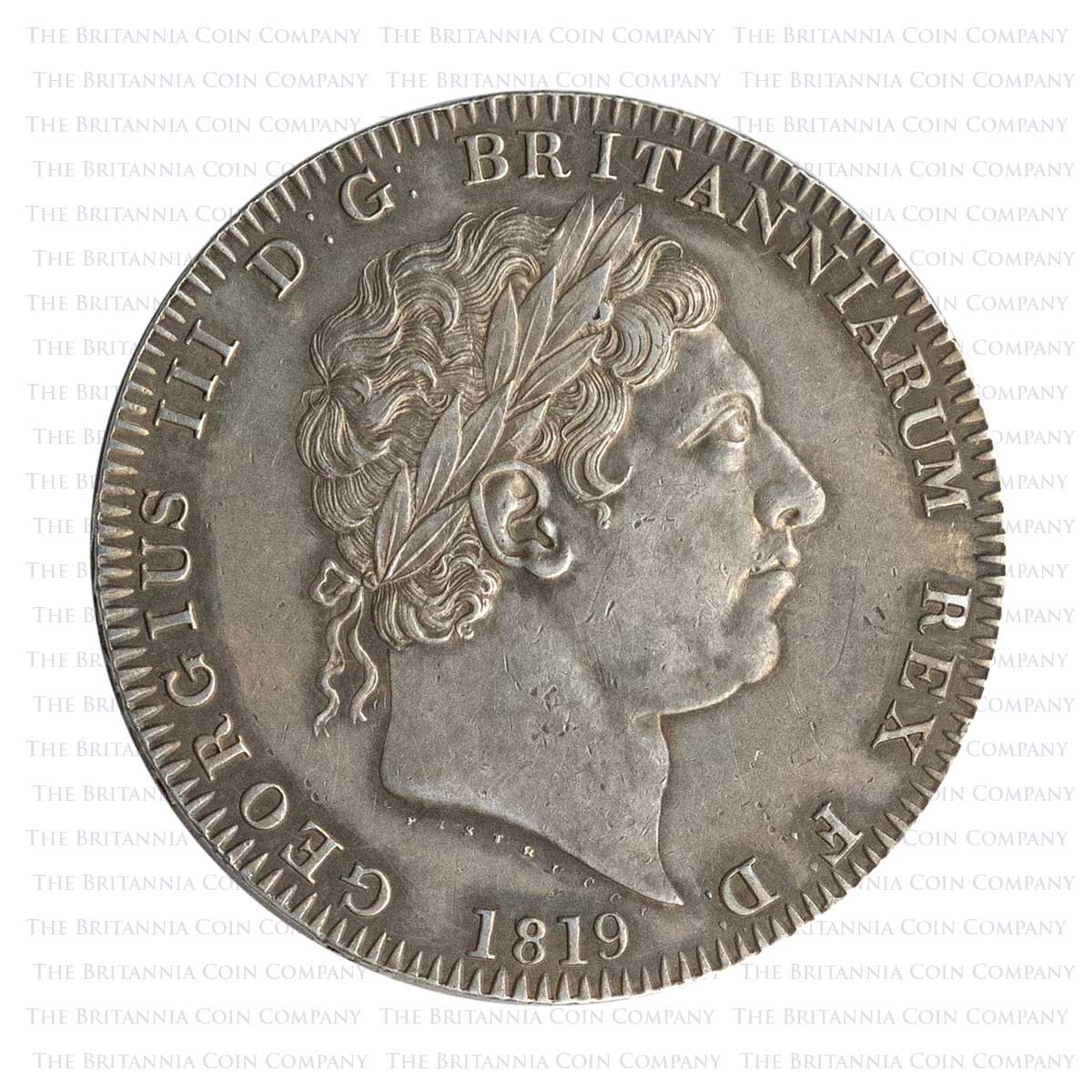 1819 George III Crown LIX Obverse