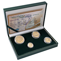 2002 South Africa Natura Cheetah Four Coin Gold Proof Set Thumbnail
