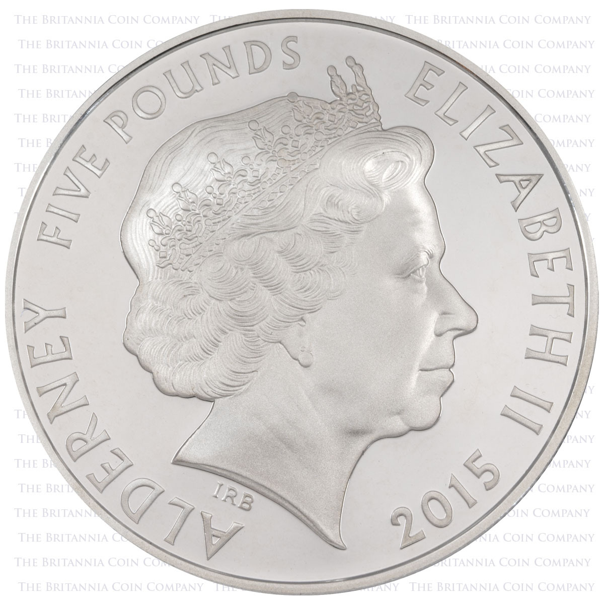 SA15SP 2015 Salvation Army Five Pound Silver Proof Alderney Coin obverse image