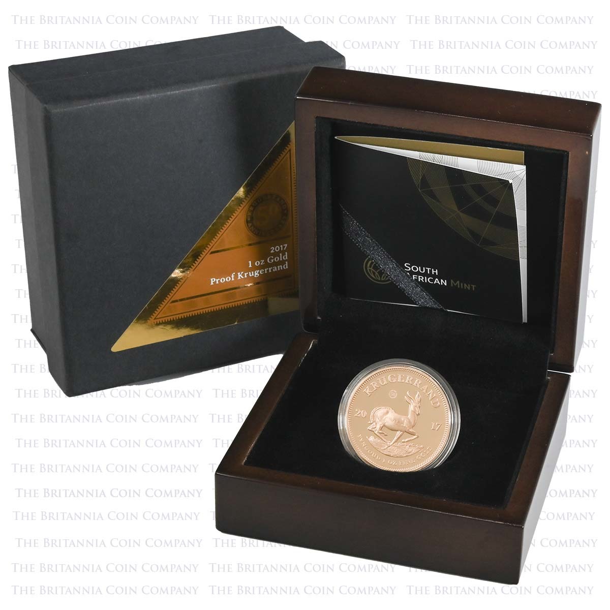 2017 Krugerrand 1oz Gold Proof 50th Anniversary Boxed