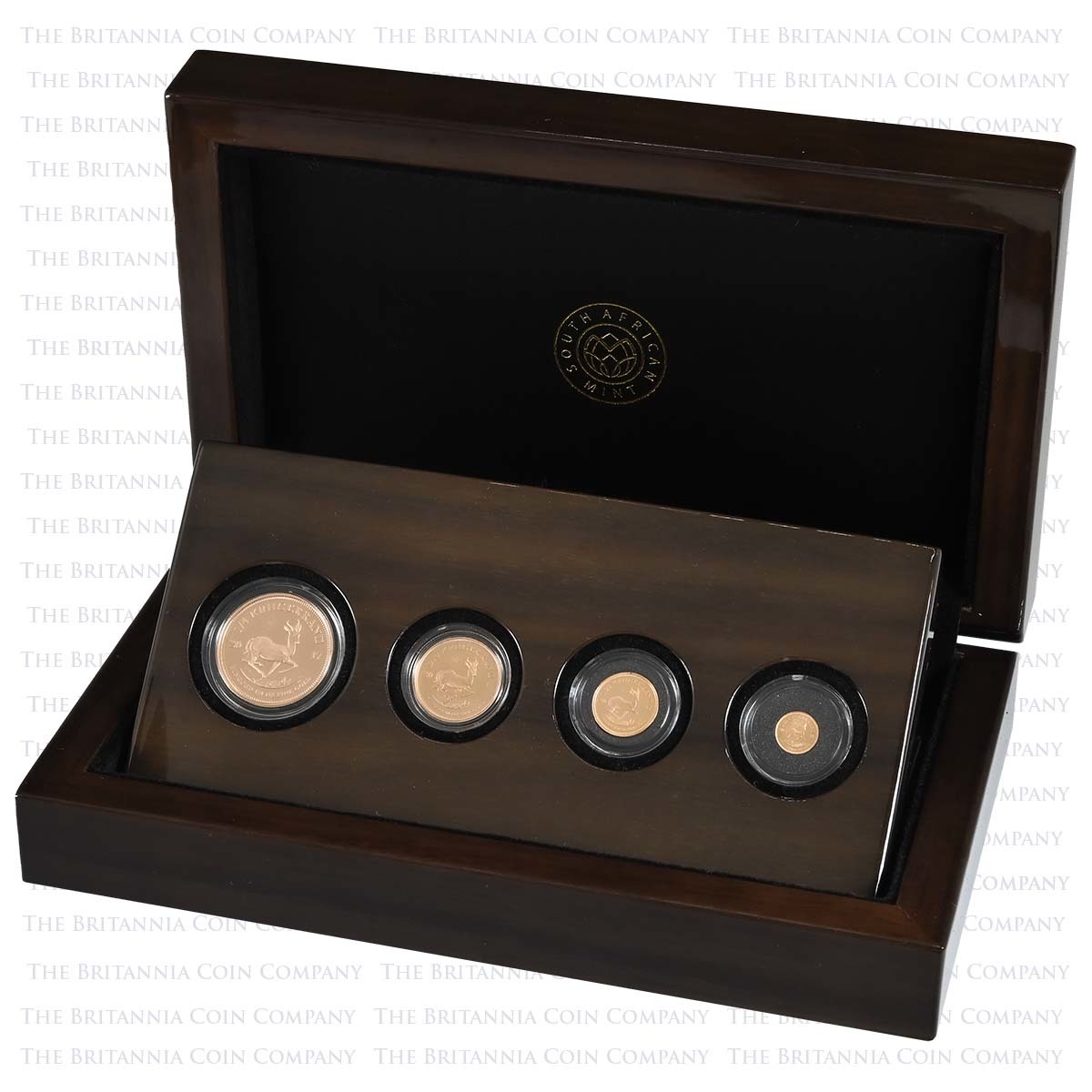 2017 Gold Proof Fractional 4 Krugerrand Set 50th Anniversary Boxed