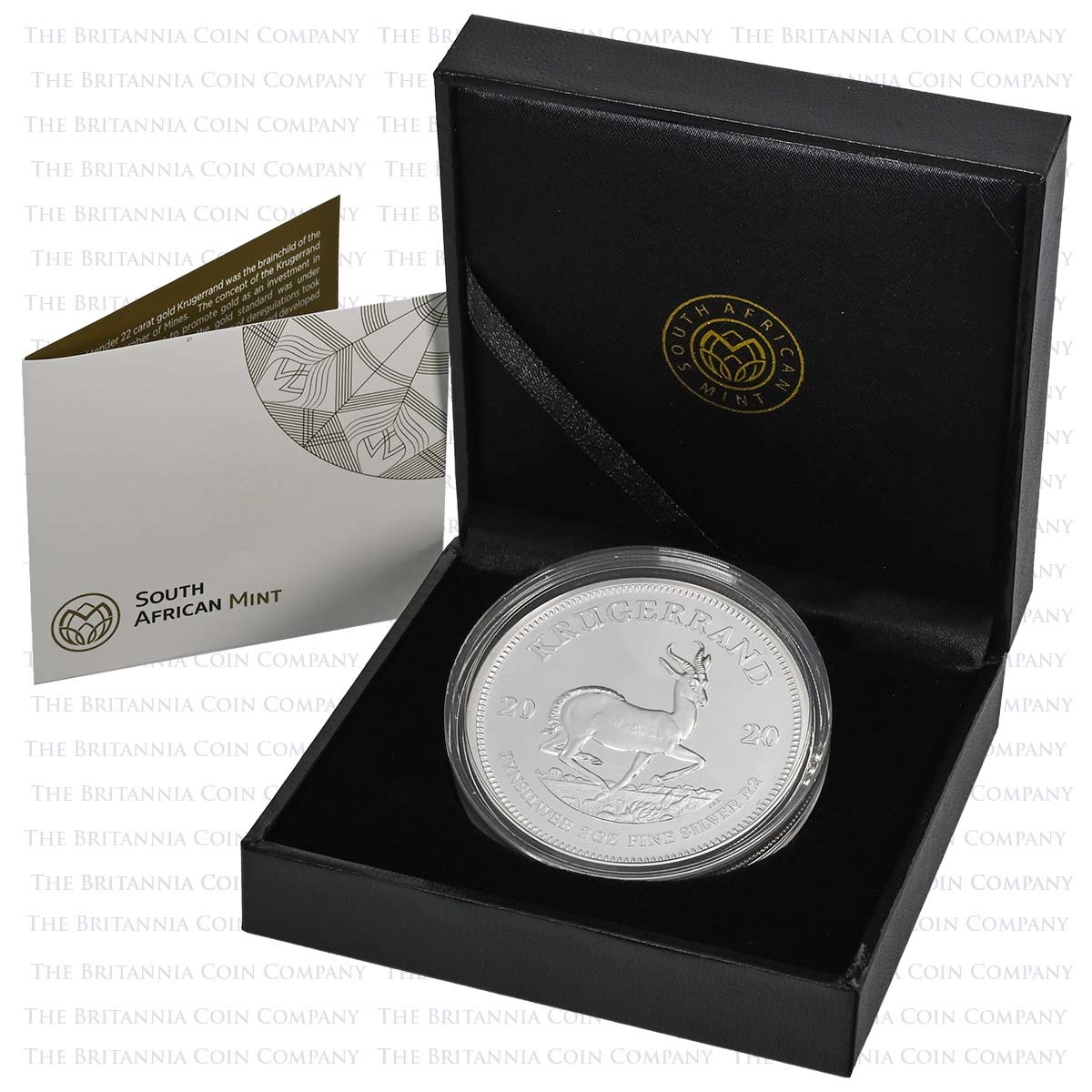 2020 South Africa Krugerrand 2 Ounce Silver Proof Boxed