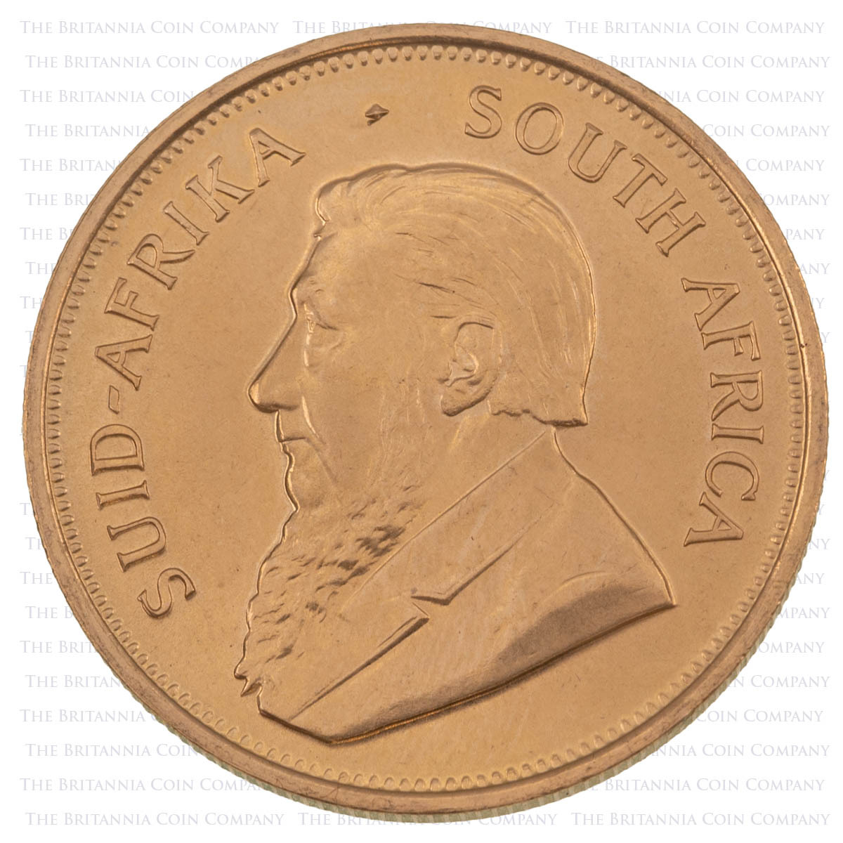 1974 Krugerrand One Ounce Gold South African Bullion Coin Obverse
