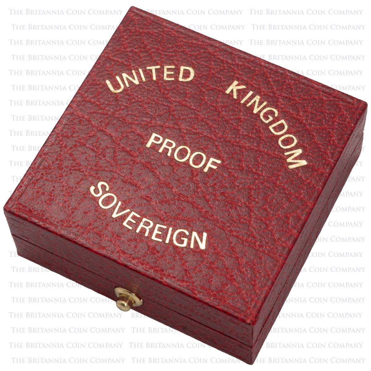 Empty 1983-1988 Proof Sovereign Coin Box Lid