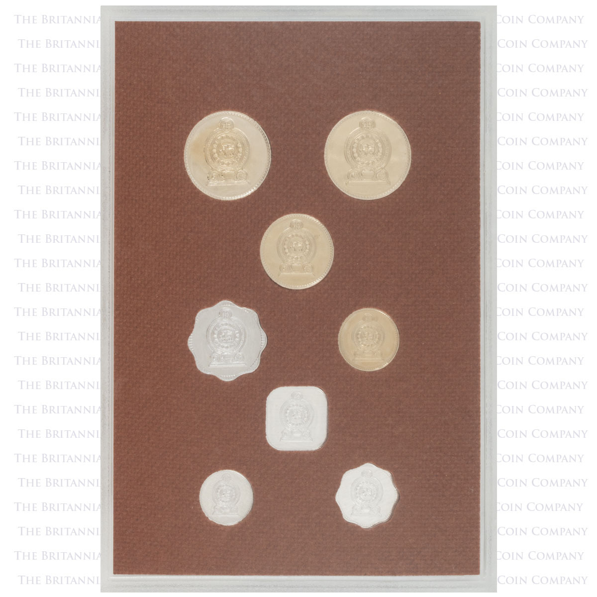 Obverse of SR78PS 1978 Sri Lanka Proof Annual Coin Set