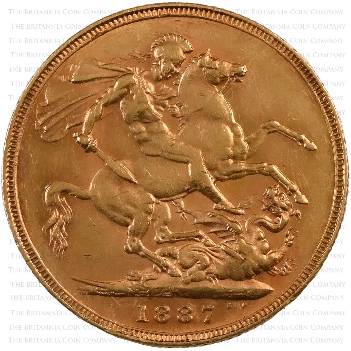 1887 Victoria 11 Coin Specimen Set Golden Jubilee Sovereign Reverse