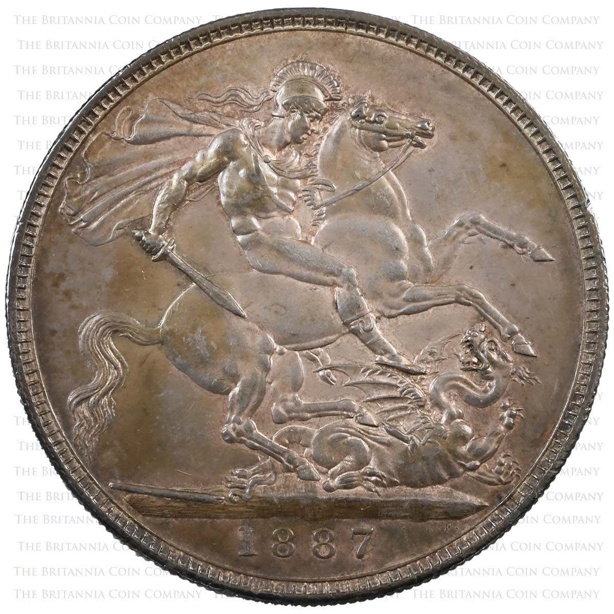 1887 Victoria 11 Coin Specimen Set Golden Jubilee Crown Reverse