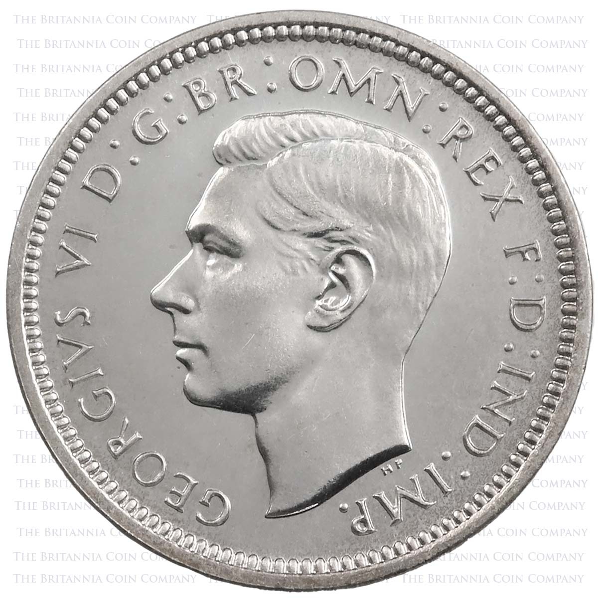 1937 George VI Coronation Proof Set Maundy Fourpence Obverse