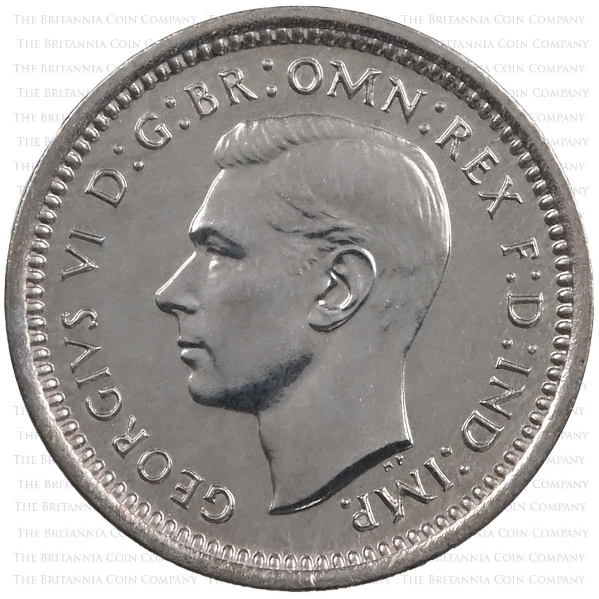 1937 George VI Coronation Proof Set Maundy Twopence Obverse