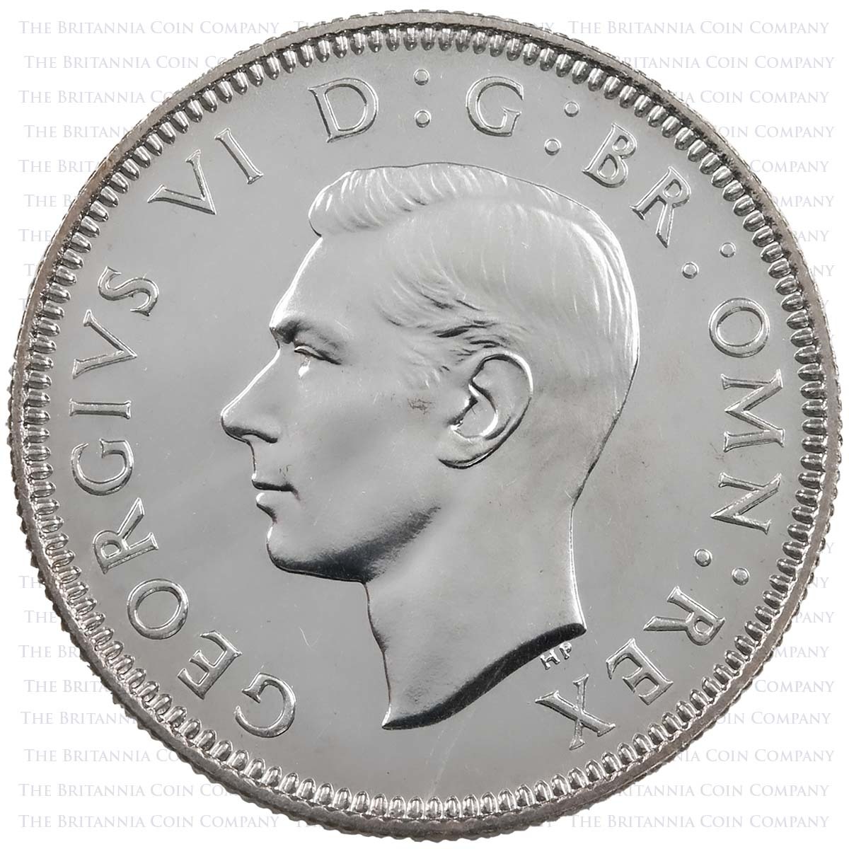 1937 George VI Coronation Proof Set Scottish Shilling Obverse