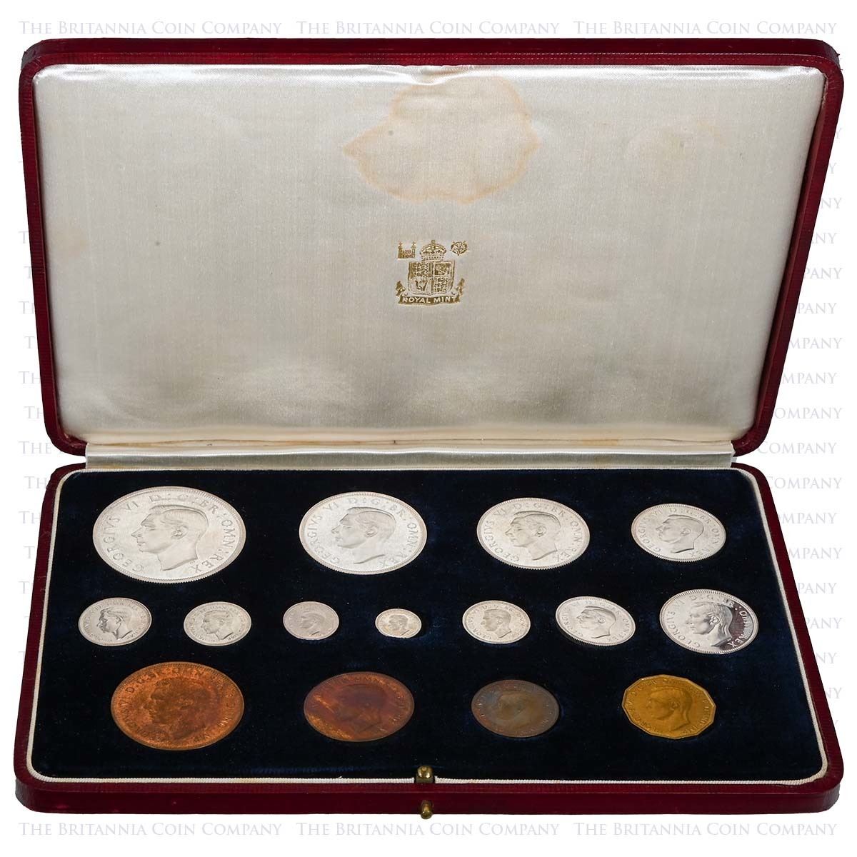 1937 George VI Coronation Proof Set Boxed