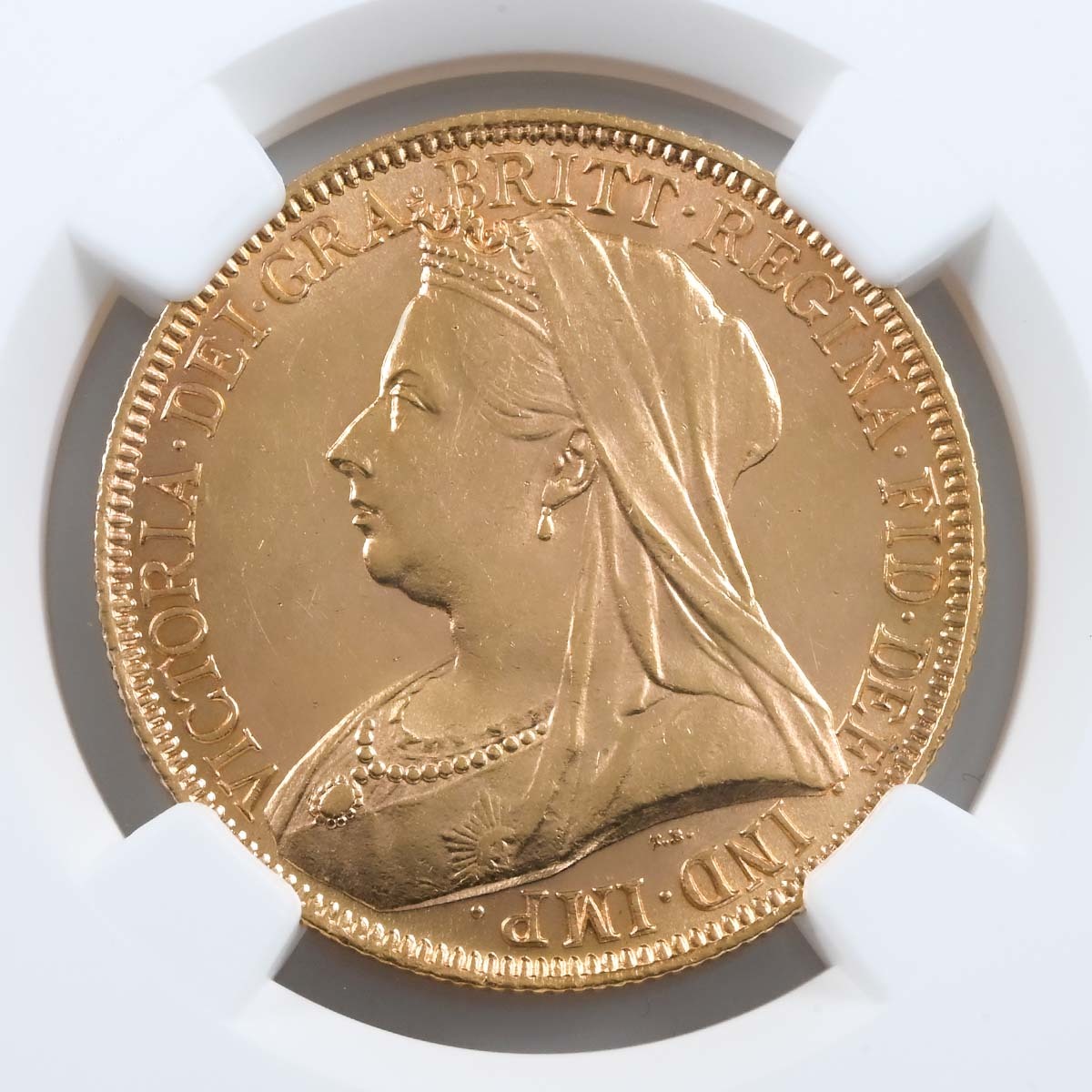 1893 Victoria £2 Double Sovereign MS 61 Obverse