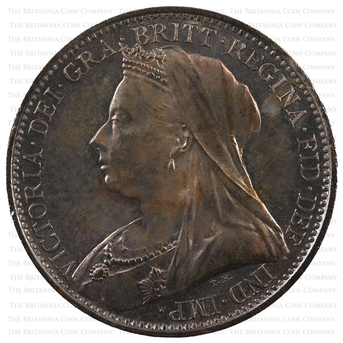 1899 Queen Victoria Maundy Set 4d Obverse