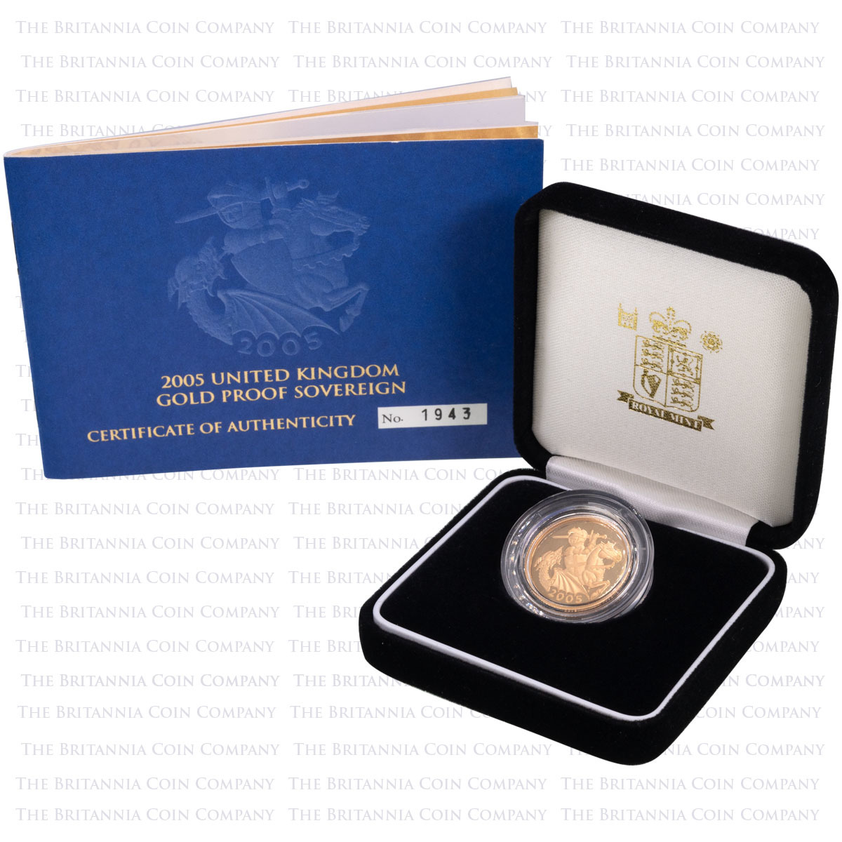 SV05 2005 Elizabeth II Gold Proof Sovereign Boxed