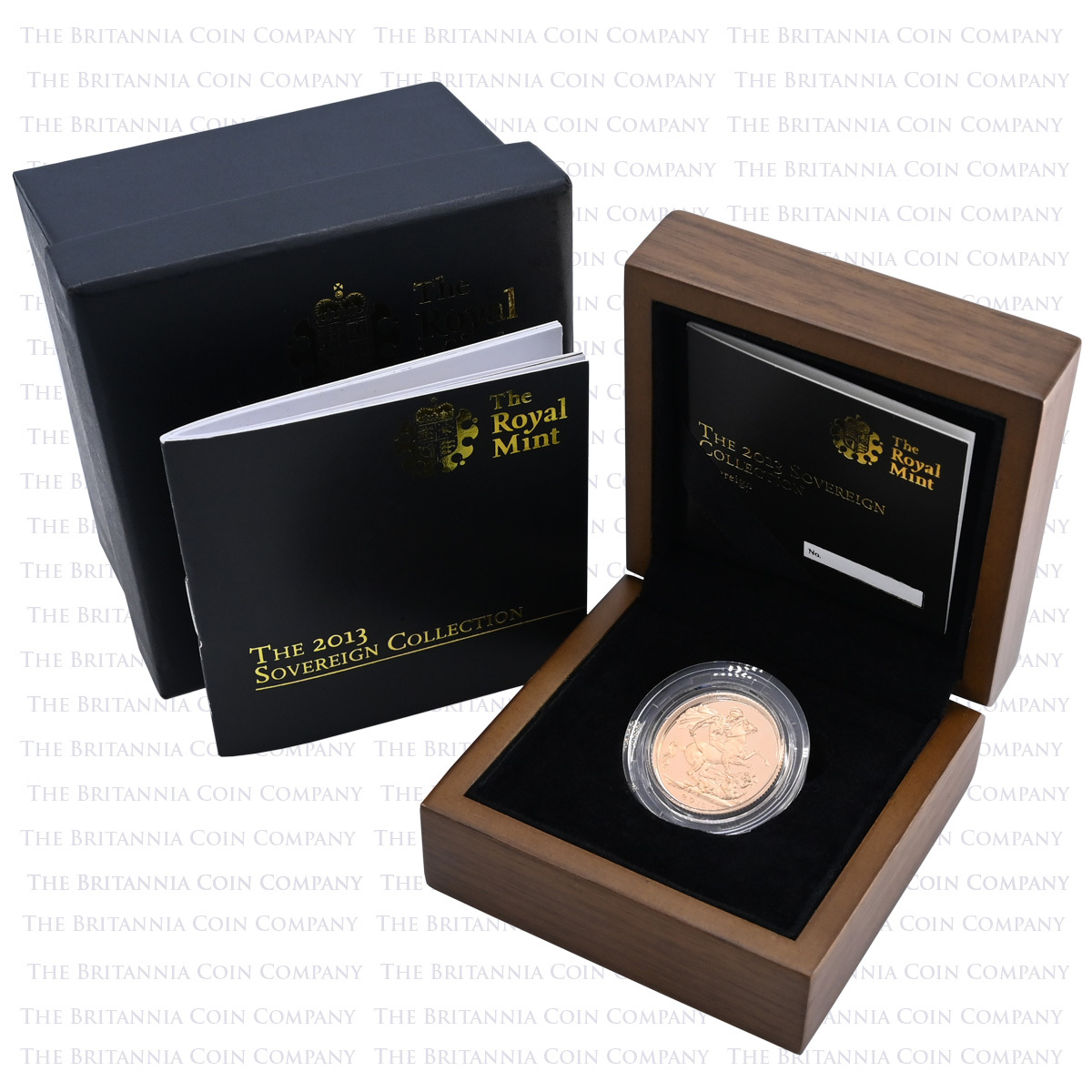 SV13 2013 Queen Elizabeth II Gold Proof Full Sovereign Coin Boxed