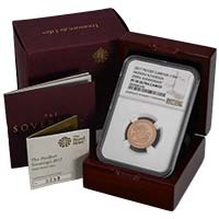 SV17PFA 2017 Elizabeth II Piedfort Gold Proof Sovereign 200th Anniversary Coin NGC Graded PF 70 Ultra Cameo Thumbnail