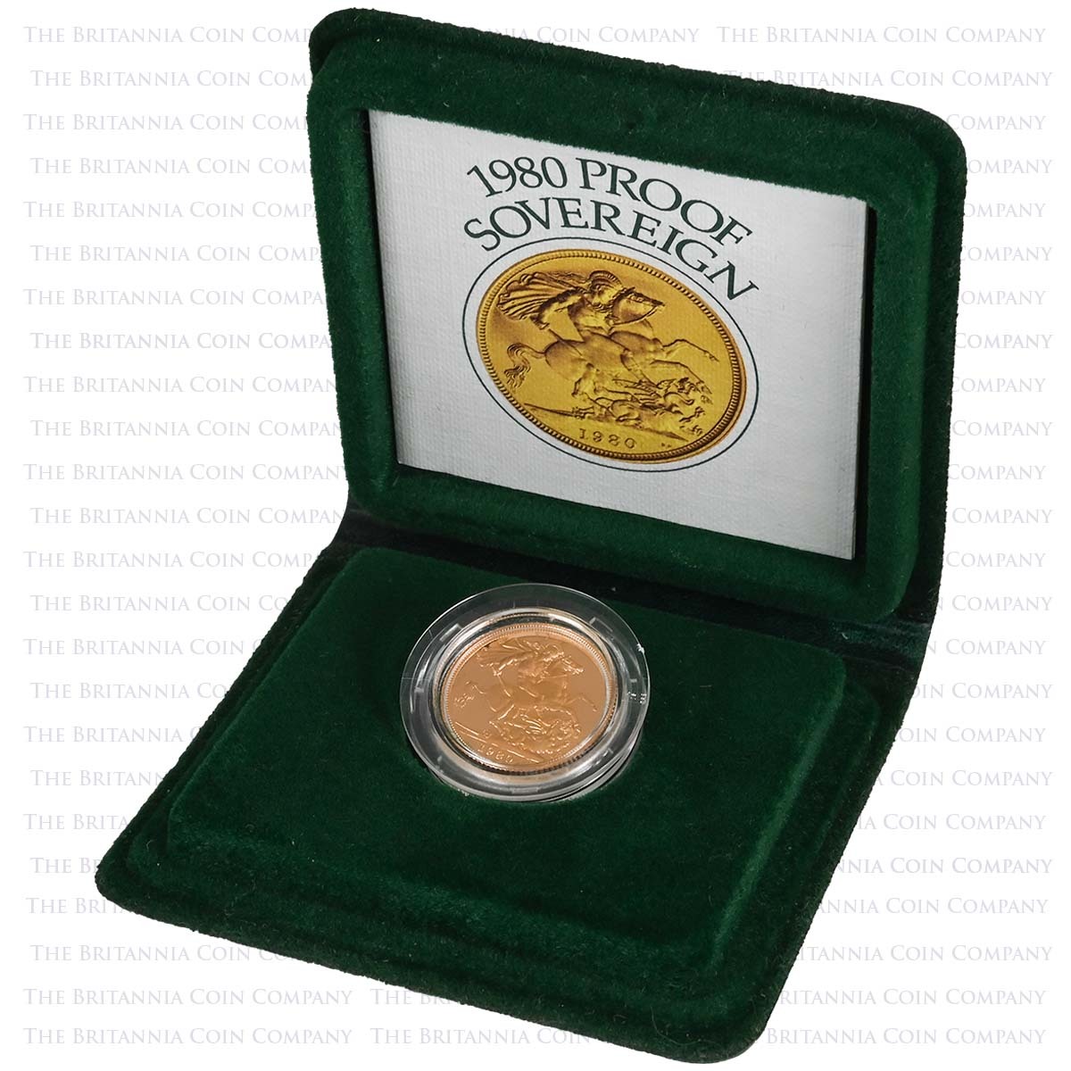 1980 Proof Gold Sovereign Boxed