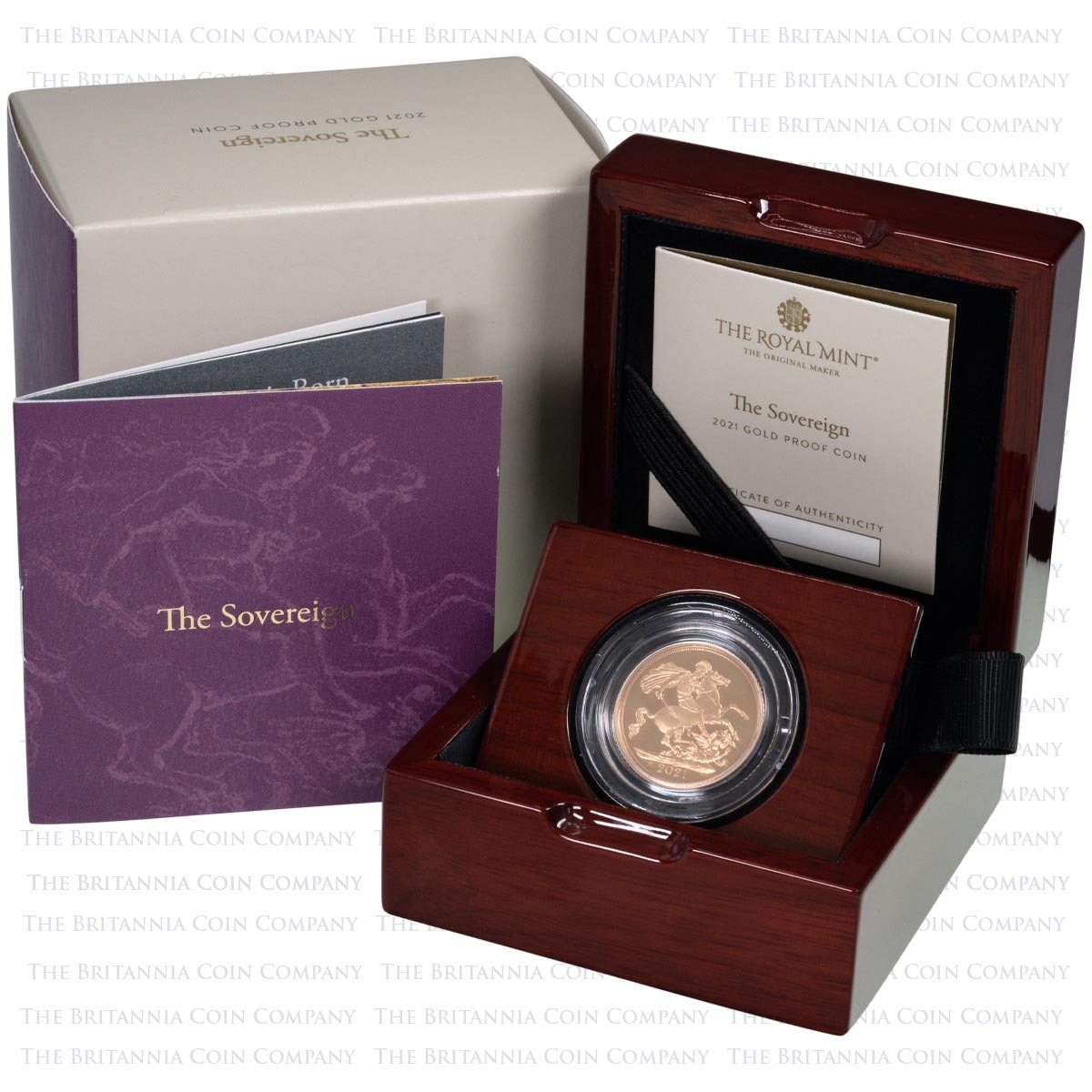 SV21 2021 Elizabeth II Gold Proof Full Sovereign 95th Birthday Boxed