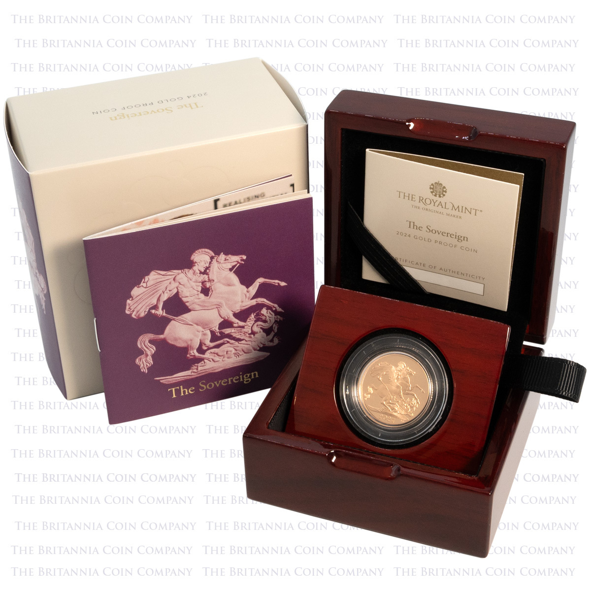 SV24 2024 King Charles III Gold Proof Full Sovereign Boxed