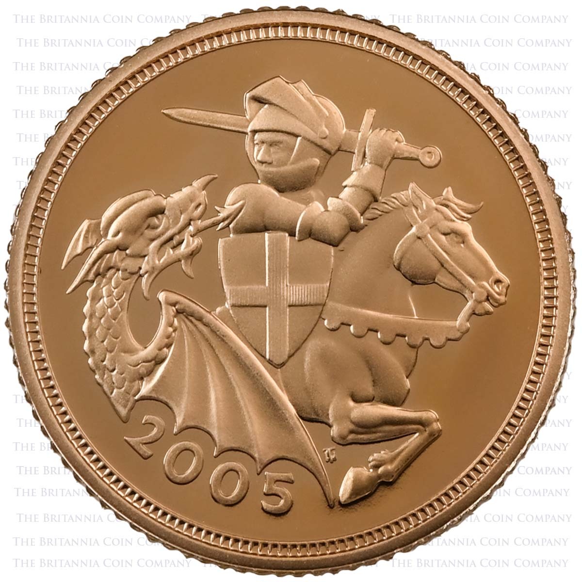 2005 Elizabeth II 3 Coin Gold Proof Sovereign Set Timothy Noad Reverse