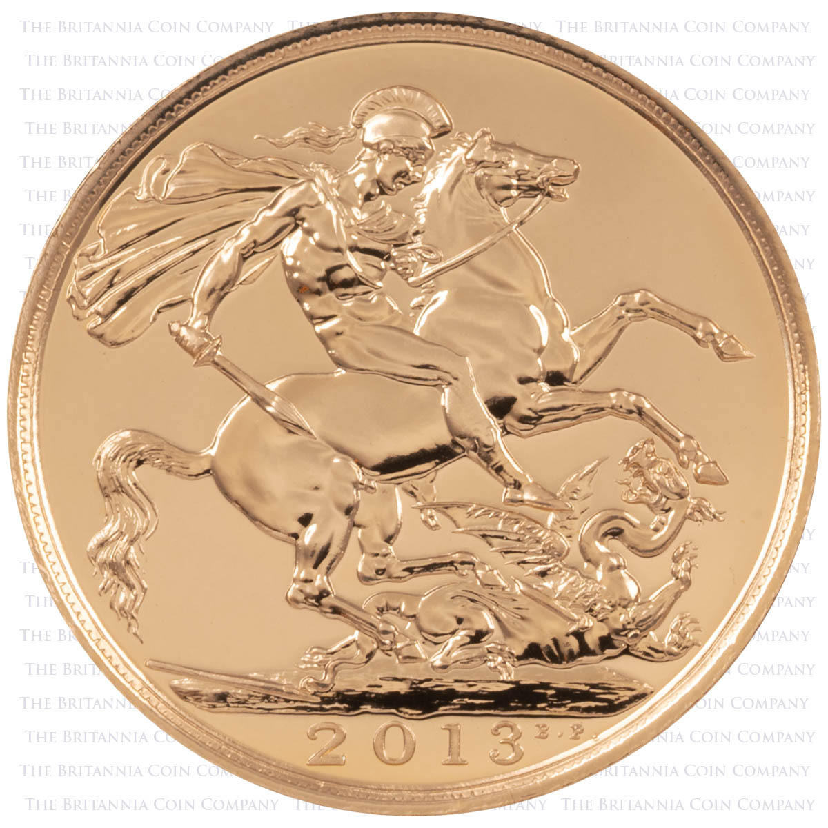 2013 Coronation Anniversary Sovereign Gold Proof Struck On The Day Coin Set Reverse