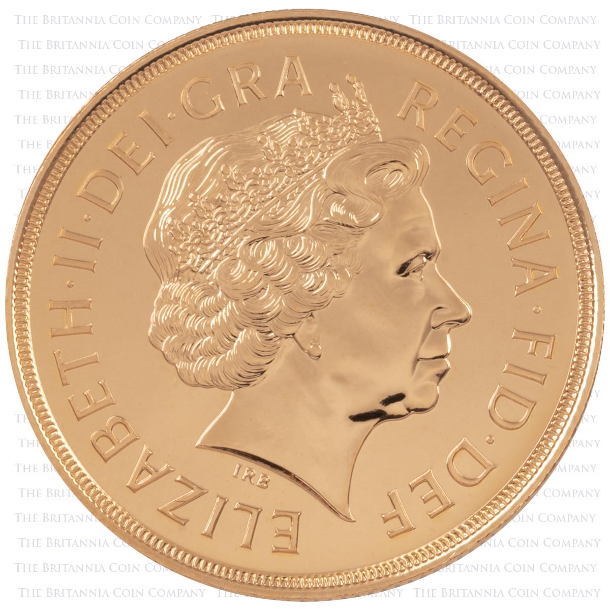 2013 Coronation Anniversary Sovereign Gold Proof Struck On The Day Coin Set Obverse