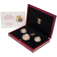 SV390 1990 Gold Proof Three Coin Sovereign Set Thumbnail