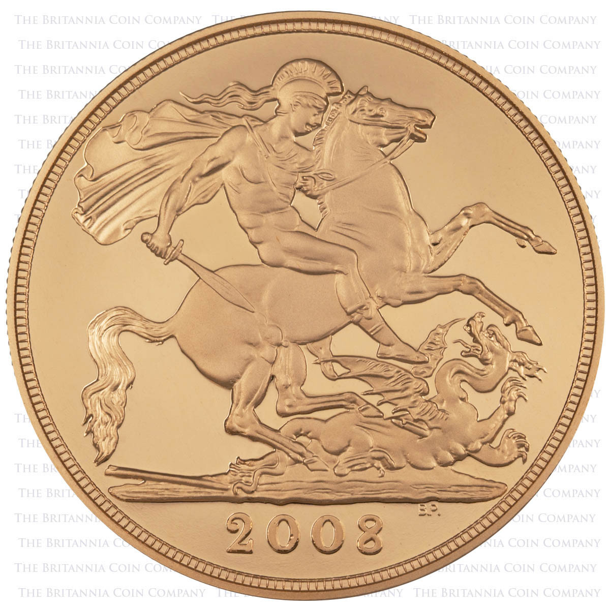 SV408 2008 Sovereign Gold Proof Four Coin Set Reverses