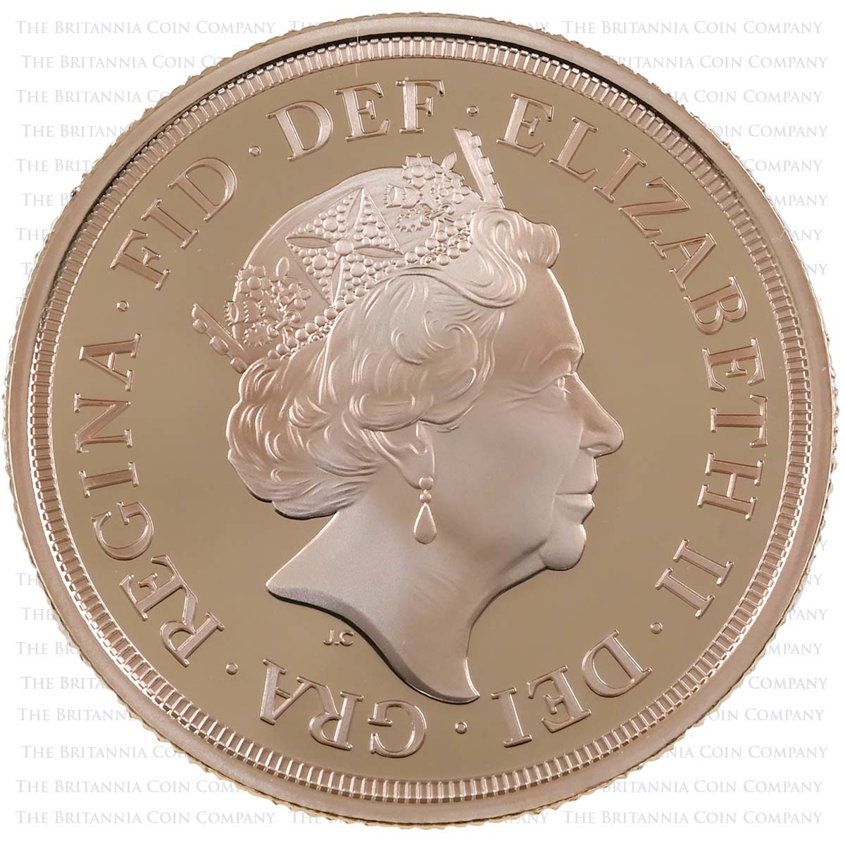 SV419T 2019 Elizabeth II 4-Coin Proof Sovereign Set Double Sovereign Obverse