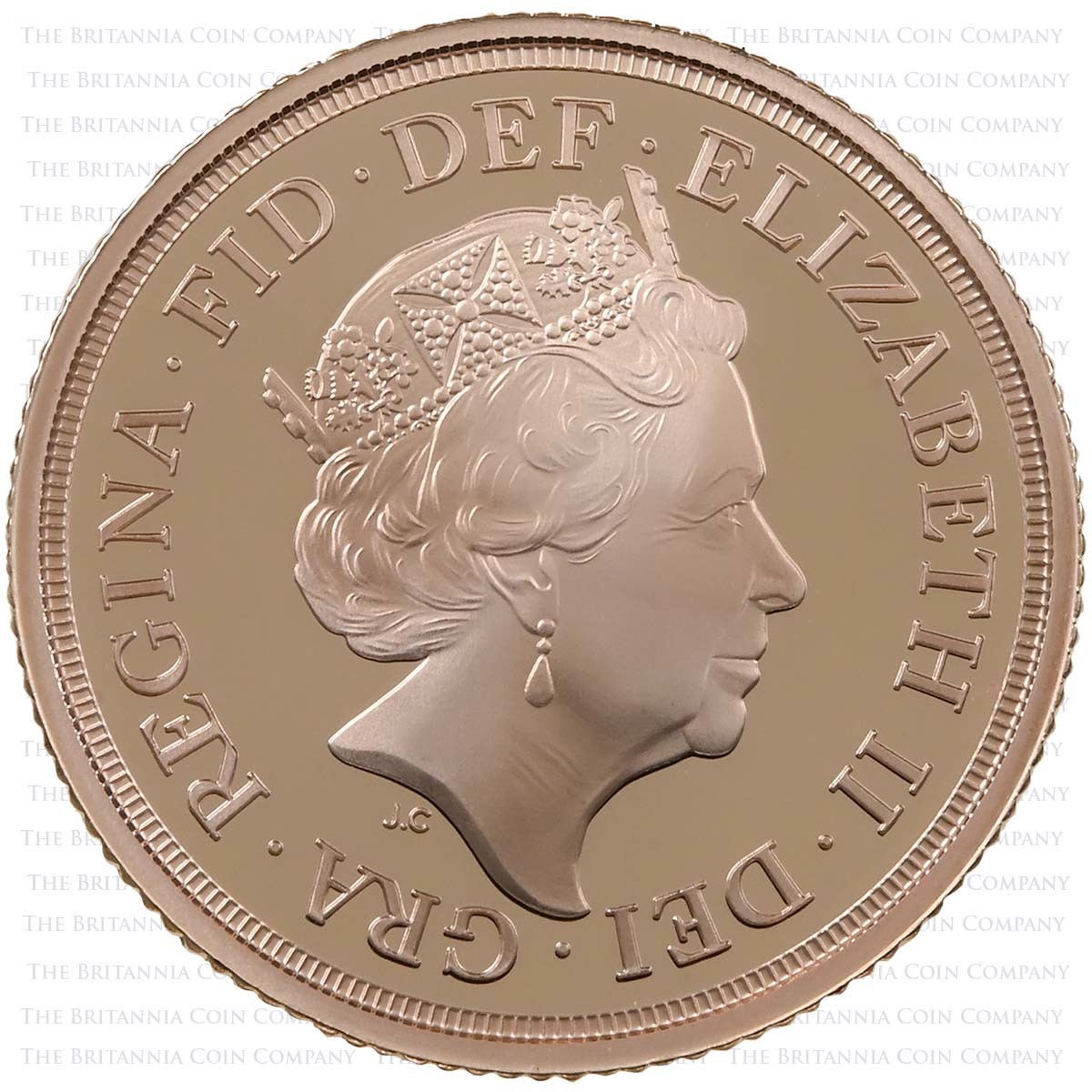 SV419T 2019 Elizabeth II 4-Coin Proof Sovereign Set Sovereign Obverse