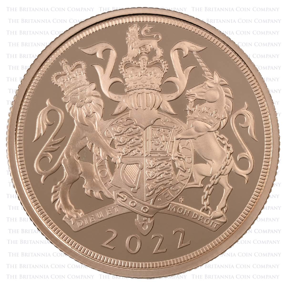 SV422 2022 Elizabeth II 4 Coin Gold Proof Sovereign Set Platinum Jubilee Reverse