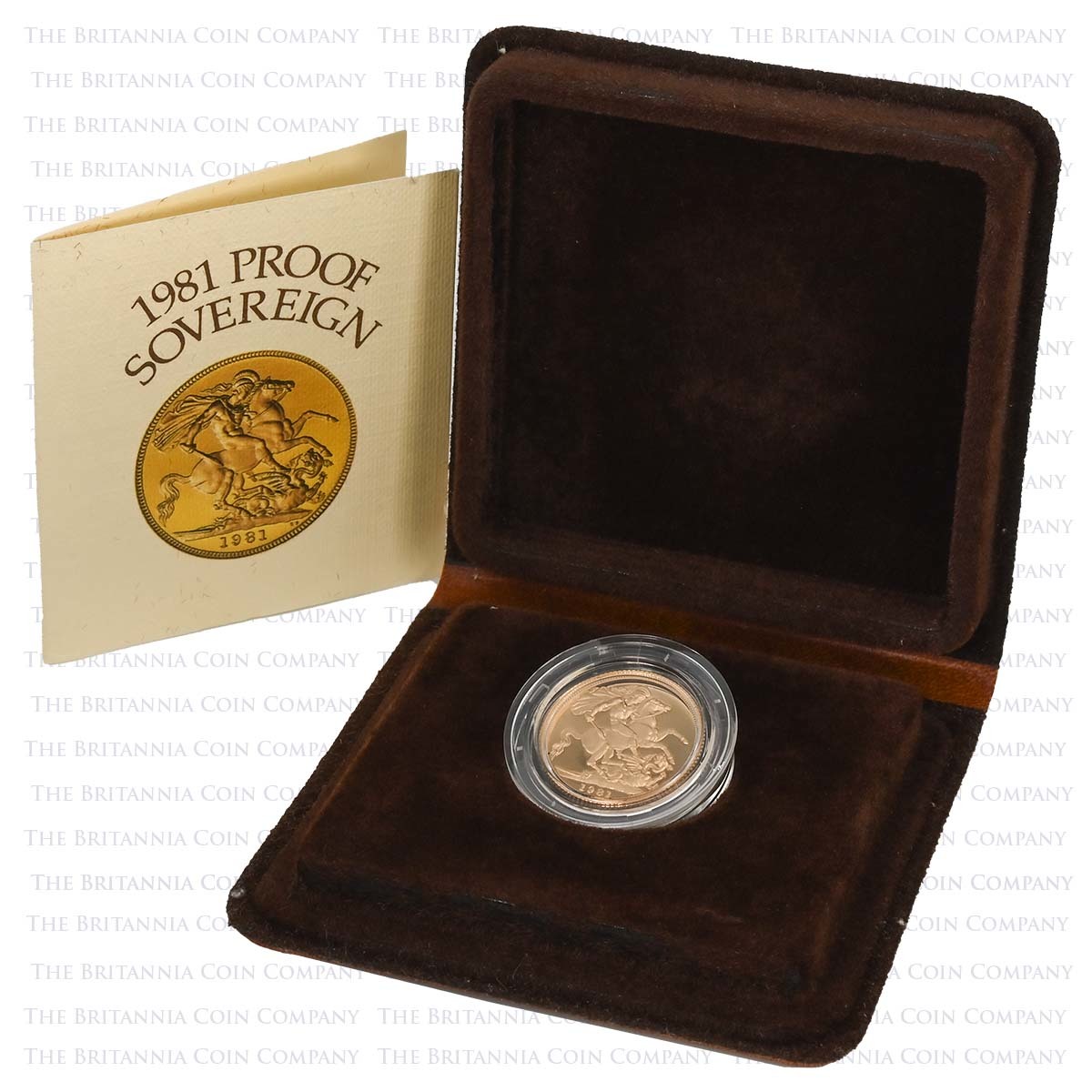 1981 Elizabeth II Gold Proof Sovereign Boxed