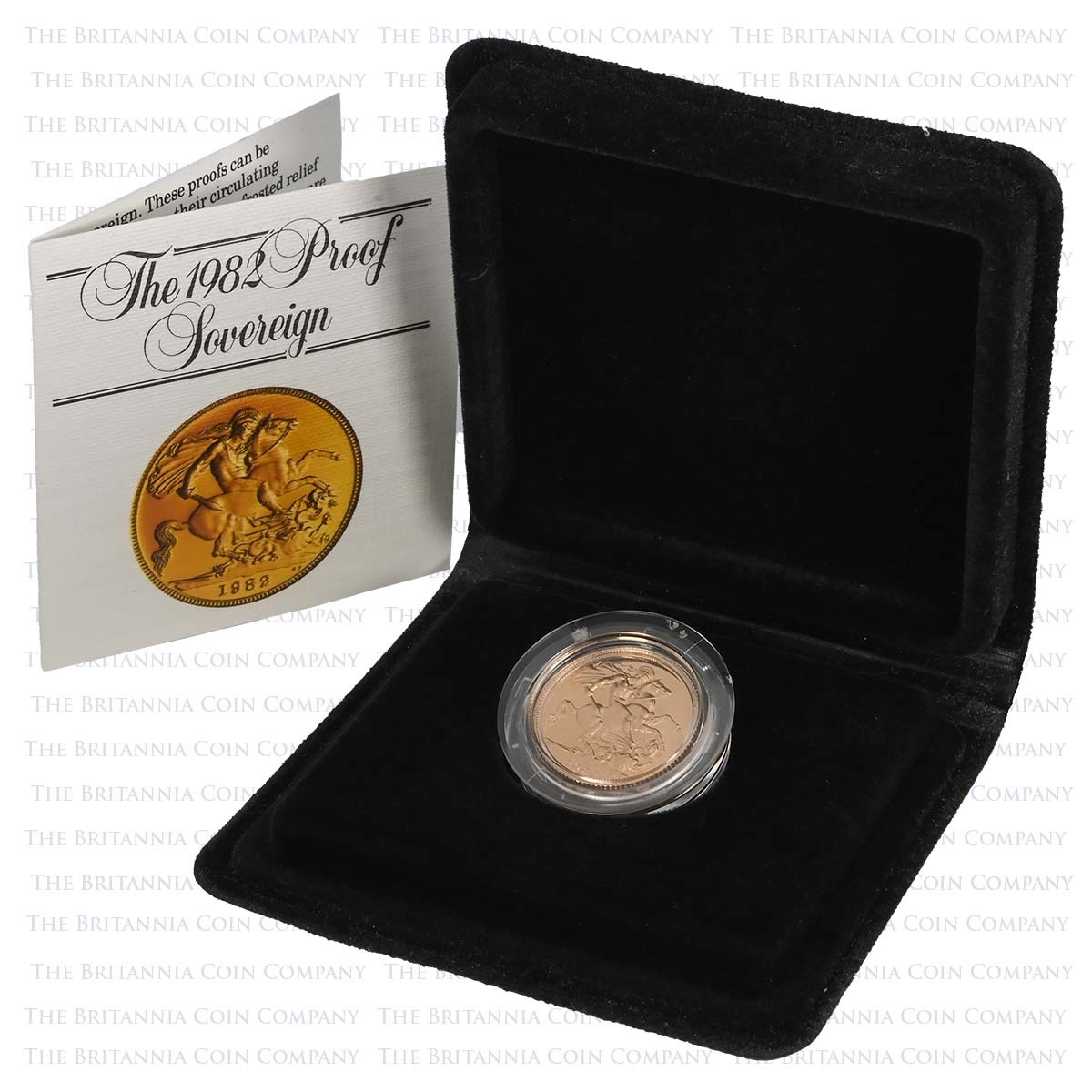 1982 Elizabeth II Gold Proof Sovereign Boxed