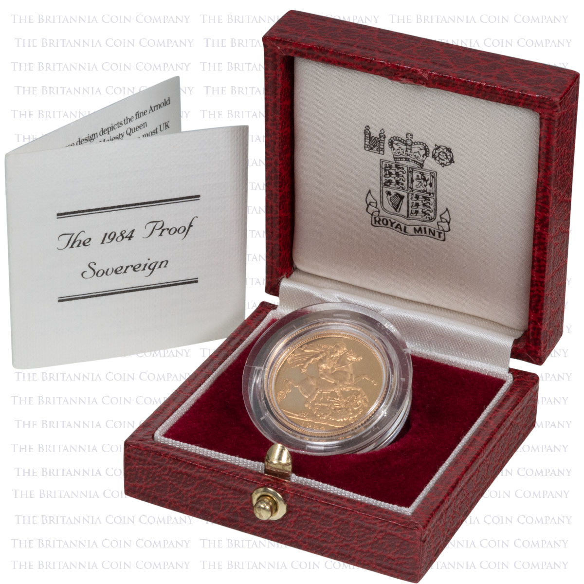 1984 Gold Proof Full Sovereign Boxed