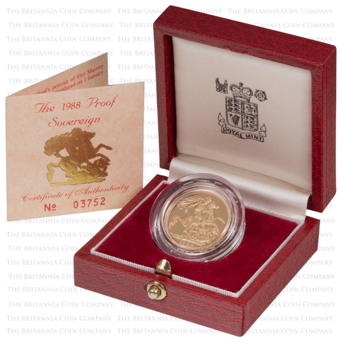 SV88 1988 Gold Proof Sovereign Boxed