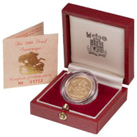 SV88 1988 Gold Proof Sovereign Thumbnail