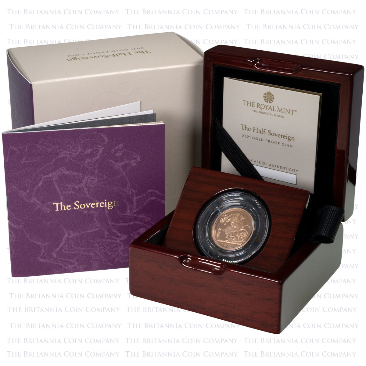 SVH21 2021 Queen Elizabeth II Gold Proof Half Sovereign 95th Birthday Privy Mark Boxed
