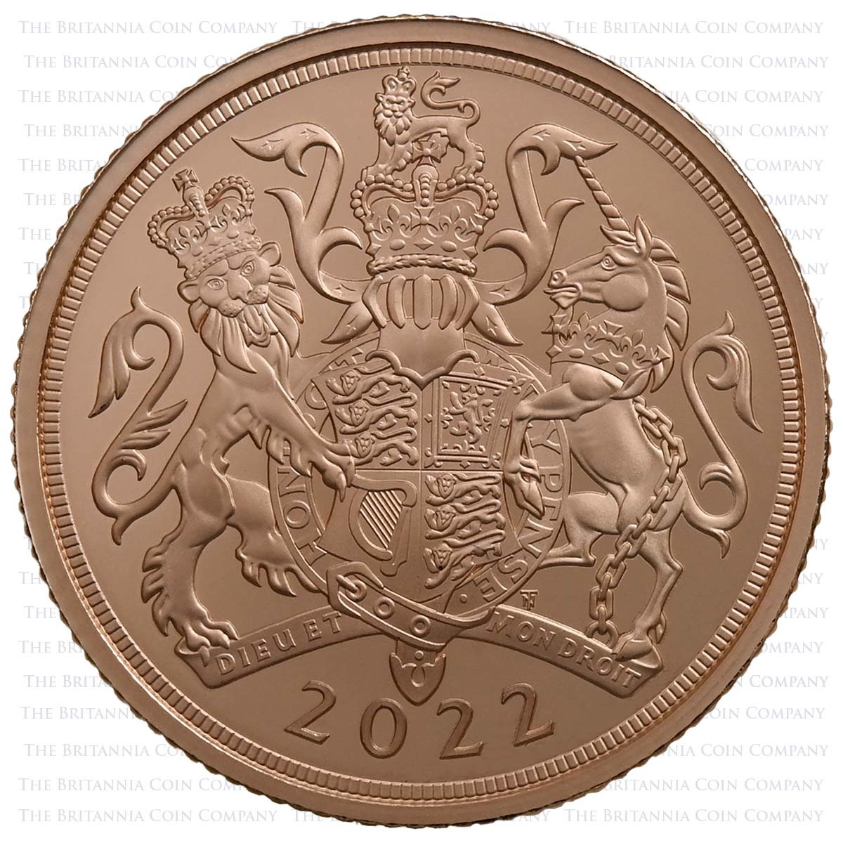 SVH22 2022 Elizabeth II Gold Proof Half Sovereign Platinum Jubilee Reverse