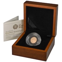 SVQ09 2009 Proof Quarter Sovereign Gold Coin Thumbnail
