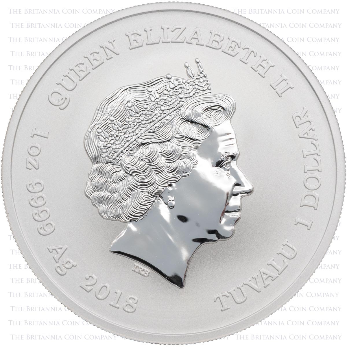 2018 Deadpool One Ounce Silver Bullion Tuvalu Coin obverse