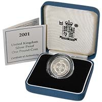 UK01SPBC 2001 Northern Ireland Celtic Cross £1 Silver Proof Thumbnail